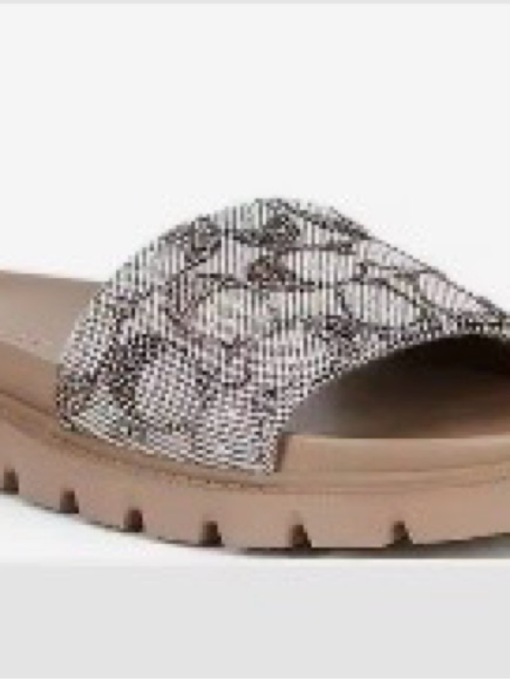 Women's inspired Patterned Slide Sandals